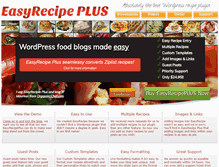 Tablet Screenshot of easyrecipeplugin.com